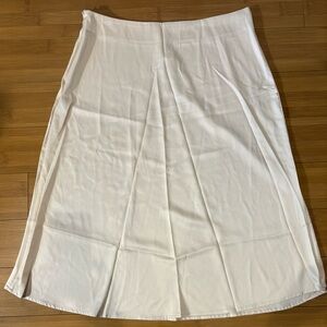 Emery Rose Cream A-Line Midi Skirt XXL NWT Stretchy Comfy